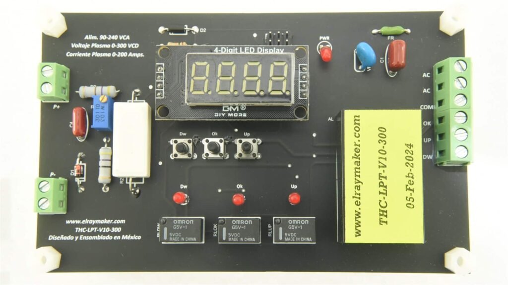 Control de altura THC para CNC Plasma (Modelo THC-LPT-V10-300)